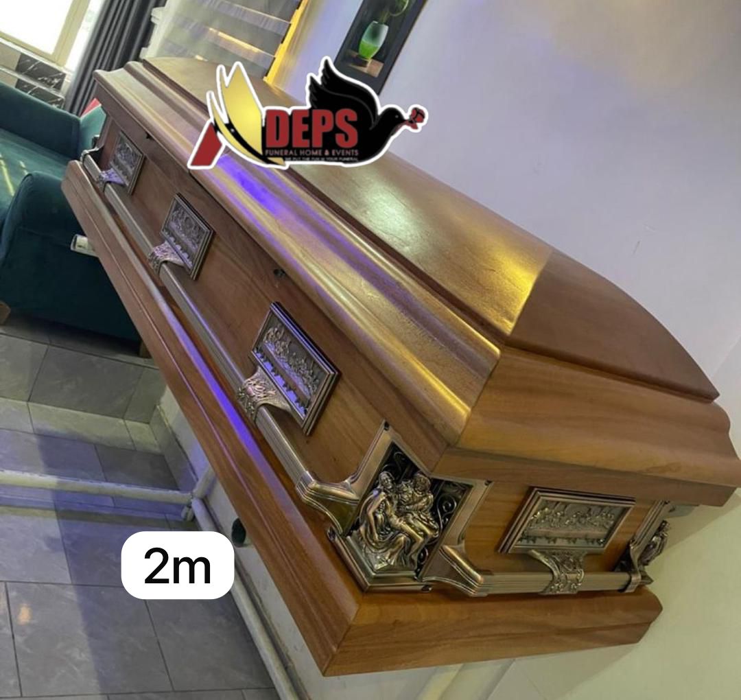 Carved Oak Casket