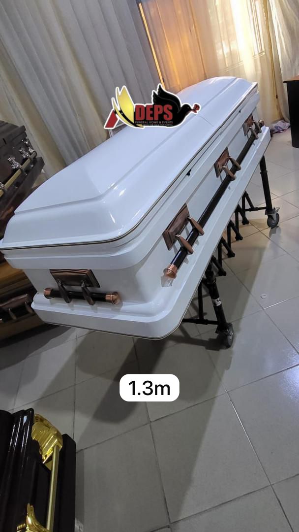 Pearl White Casket