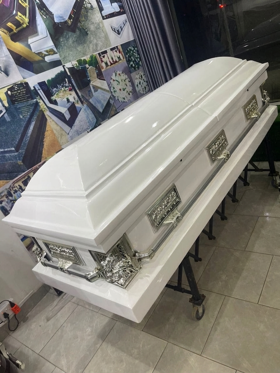 Classic White Casket