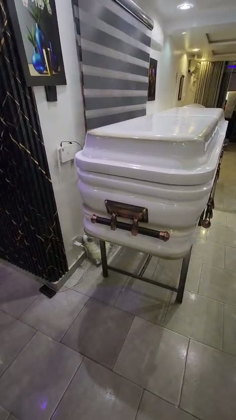 Premium Casket Close-Up